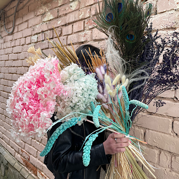 Сухоцветы в ассортименте