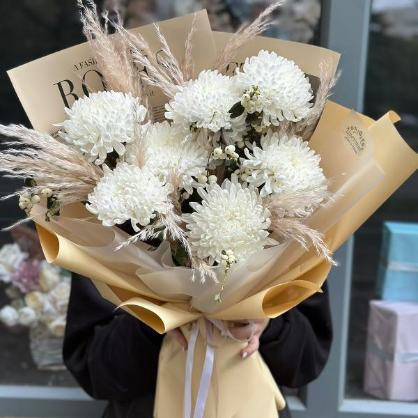 Букет из хризантем "Осень"